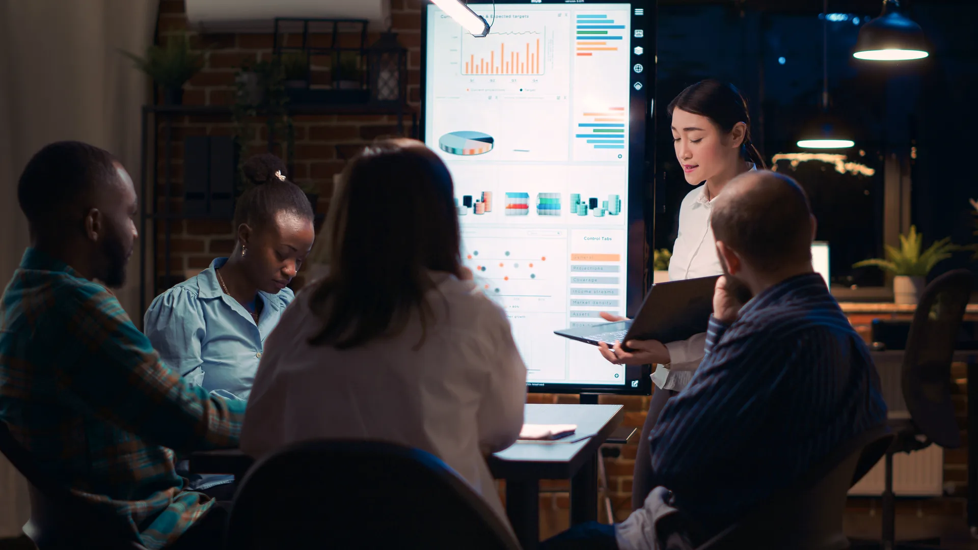 Marketing performance review meeting